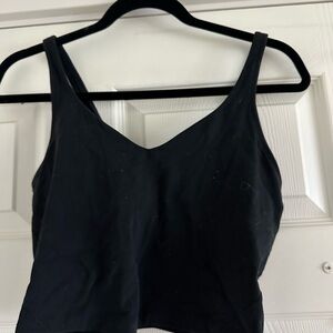 Black Lululemon tank